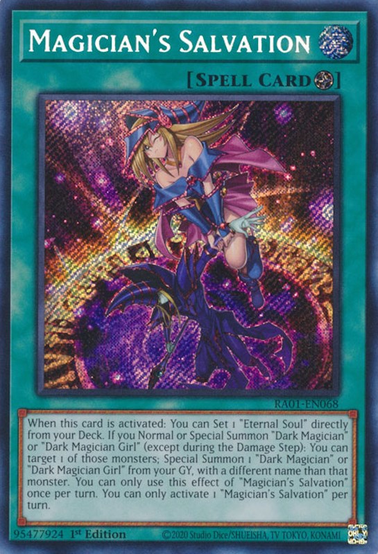 Magician's Salvation [RA01-EN068] Secret Rare | Event Horizon Hobbies CA