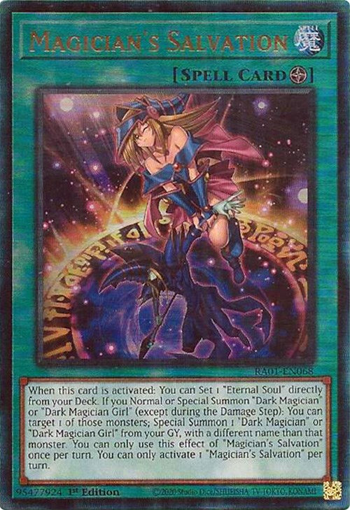 Magician's Salvation [RA01-EN068] Prismatic Ultimate Rare | Event Horizon Hobbies CA