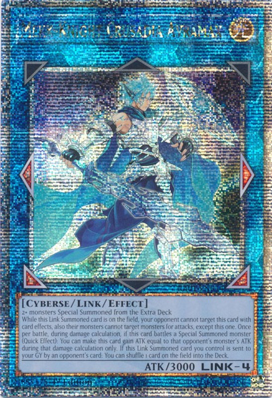 Mekk-Knight Crusadia Avramax [RA01-EN044] Quarter Century Secret Rare | Event Horizon Hobbies CA