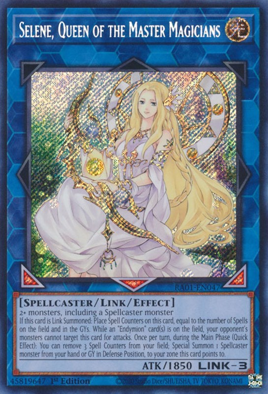 Selene, Queen of the Master Magicians [RA01-EN047] Secret Rare | Event Horizon Hobbies CA