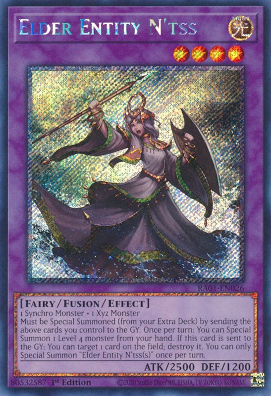 Elder Entity N'tss [RA01-EN026] Platinum Secret Rare | Event Horizon Hobbies CA