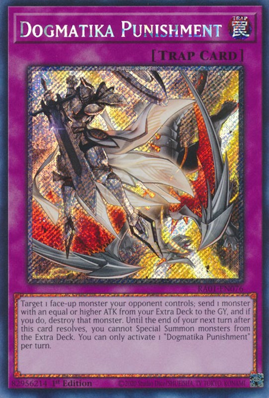 Dogmatika Punishment [RA01-EN076] Platinum Secret Rare | Event Horizon Hobbies CA