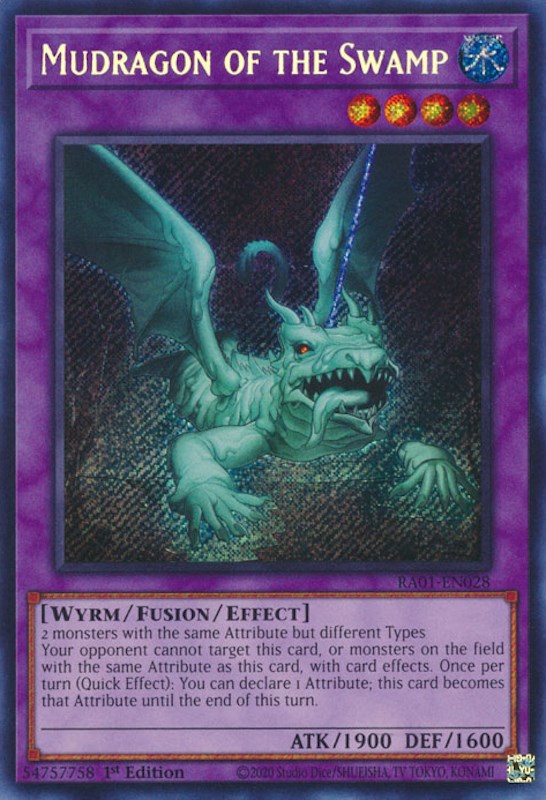 Mudragon of the Swamp [RA01-EN028] Secret Rare | Event Horizon Hobbies CA