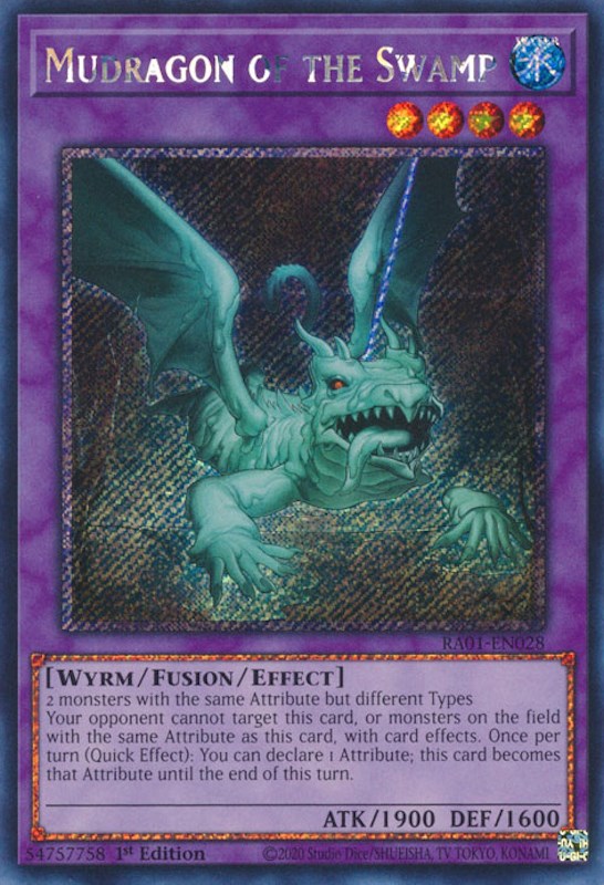 Mudragon of the Swamp [RA01-EN028] Platinum Secret Rare | Event Horizon Hobbies CA