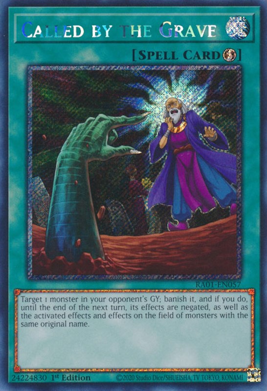 Called by the Grave [RA01-EN057] Platinum Secret Rare | Event Horizon Hobbies CA