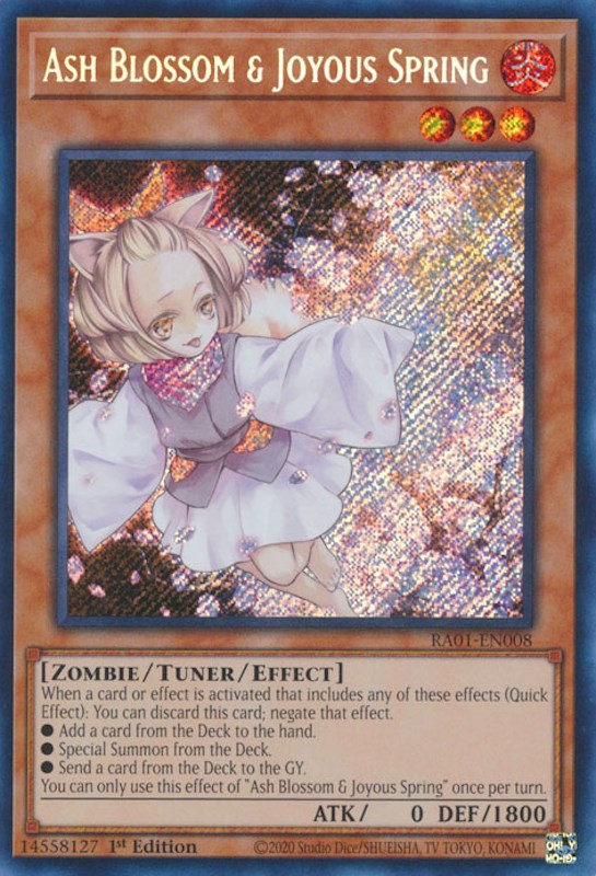 Ash Blossom & Joyous Spring [RA01-EN008] Secret Rare | Event Horizon Hobbies CA