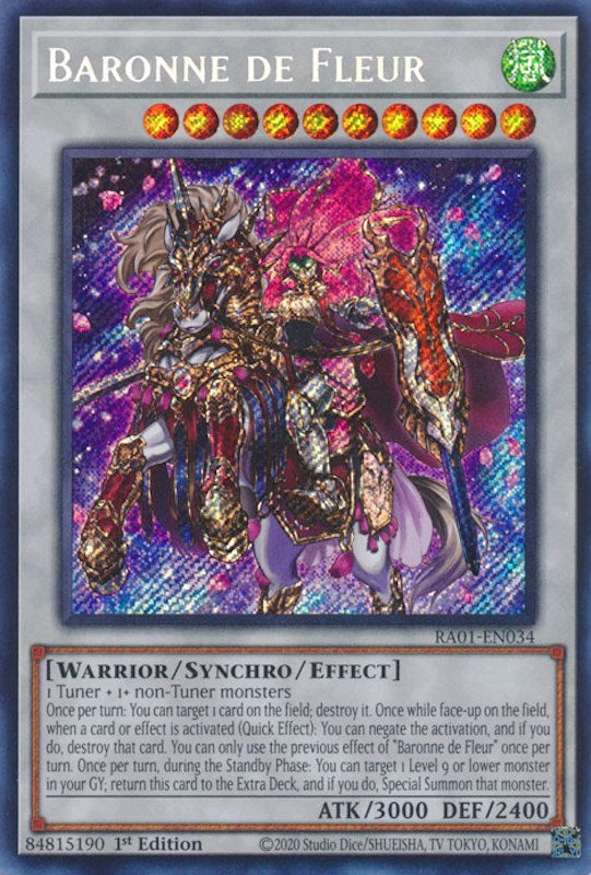 Baronne de Fleur [RA01-EN034] Secret Rare | Event Horizon Hobbies CA