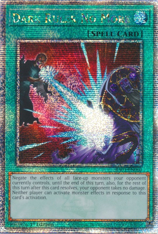 Dark Ruler No More [RA01-EN060] Quarter Century Secret Rare | Event Horizon Hobbies CA