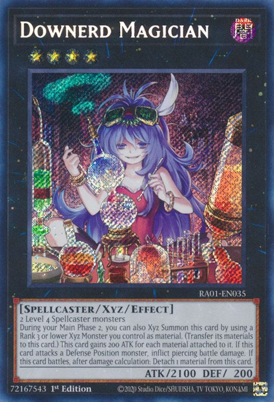 Downerd Magician [RA01-EN035] Secret Rare | Event Horizon Hobbies CA