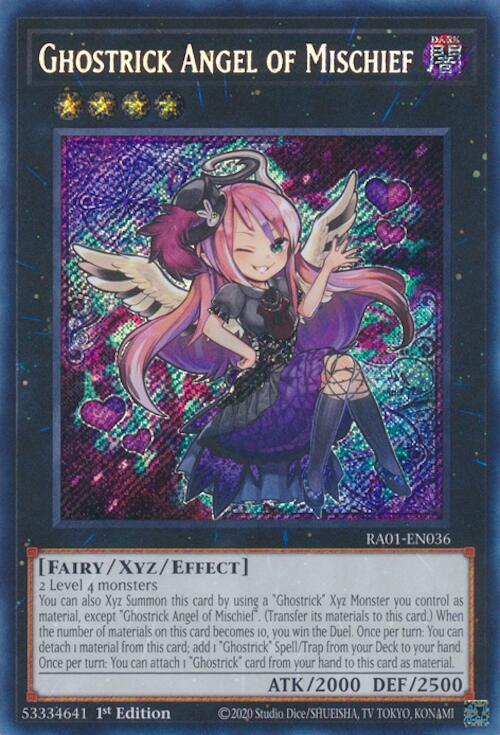 Ghostrick Angel of Mischief [RA01-EN036] Secret Rare | Event Horizon Hobbies CA