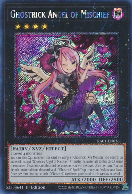 Ghostrick Angel of Mischief [RA01-EN036] Platinum Secret Rare | Event Horizon Hobbies CA