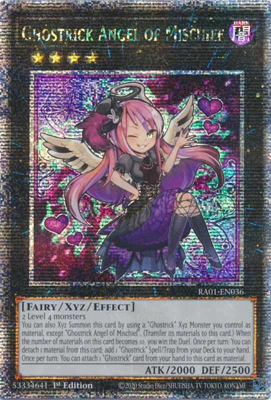 Ghostrick Angel of Mischief [RA01-EN036] Quarter Century Secret Rare | Event Horizon Hobbies CA