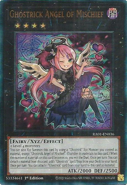 Ghostrick Angel of Mischief [RA01-EN036] Prismatic Ultimate Rare | Event Horizon Hobbies CA