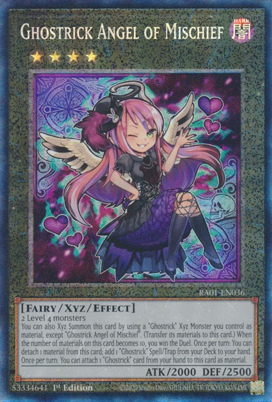 Ghostrick Angel of Mischief [RA01-EN036] Prismatic Collector's Rare | Event Horizon Hobbies CA