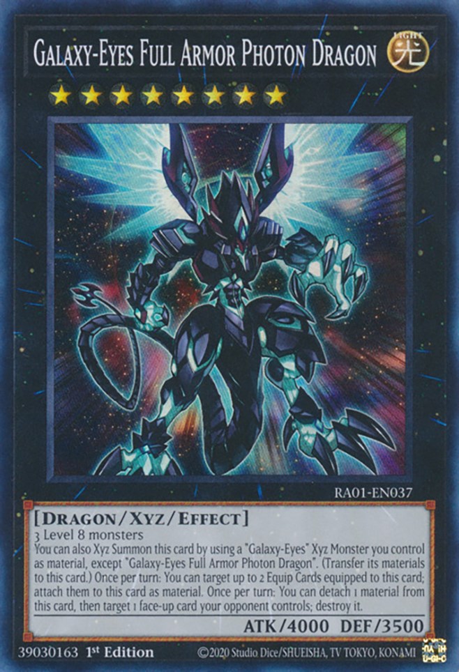 Galaxy-Eyes Full Armor Photon Dragon [RA01-EN037] Super Rare | Event Horizon Hobbies CA