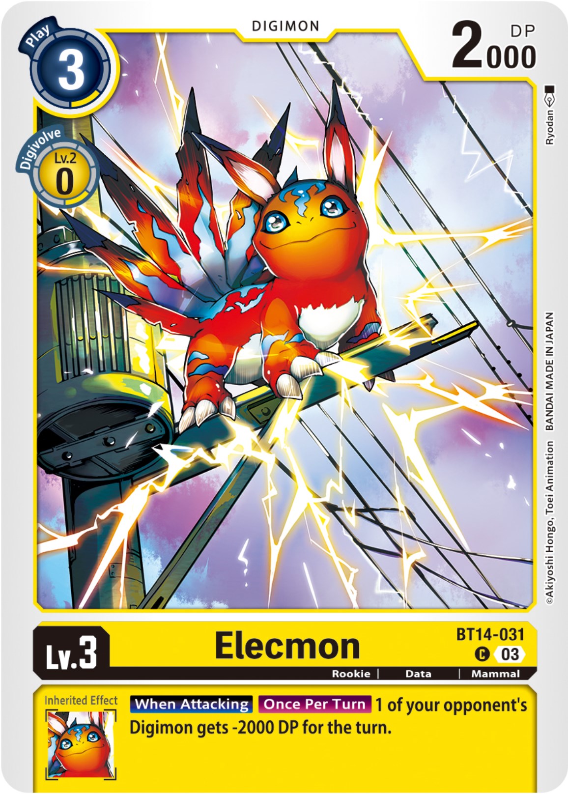 Elecmon [BT14-031] [Blast Ace] | Event Horizon Hobbies CA