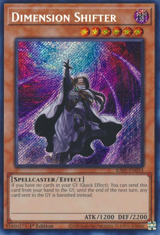 Dimension Shifter [RA01-EN014] Secret Rare | Event Horizon Hobbies CA