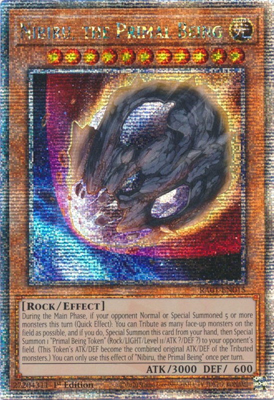 Nibiru, the Primal Being [RA01-EN015] Quarter Century Secret Rare | Event Horizon Hobbies CA