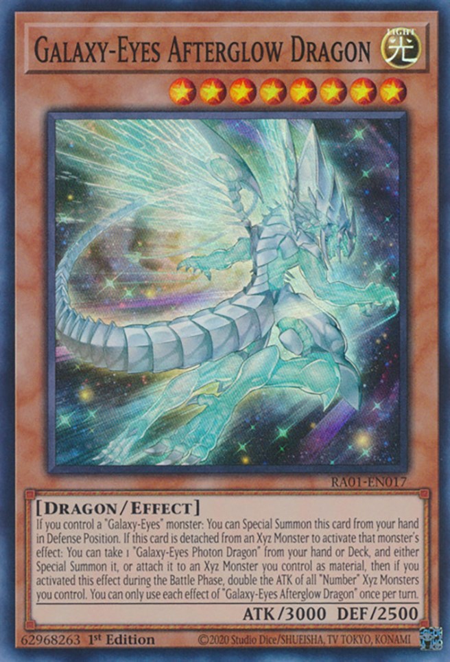 Galaxy-Eyes Afterglow Dragon [RA01-EN017] Super Rare | Event Horizon Hobbies CA