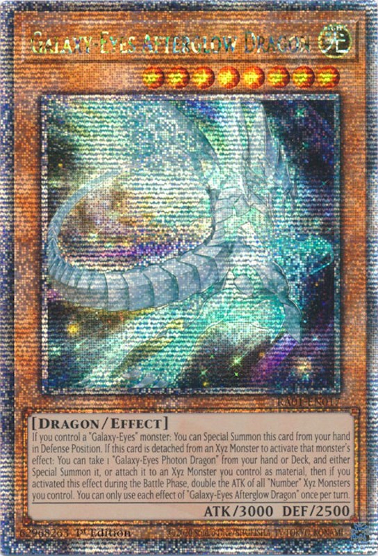 Galaxy-Eyes Afterglow Dragon [RA01-EN017] Quarter Century Secret Rare | Event Horizon Hobbies CA