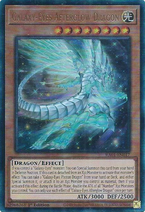 Galaxy-Eyes Afterglow Dragon [RA01-EN017] Prismatic Ultimate Rare | Event Horizon Hobbies CA