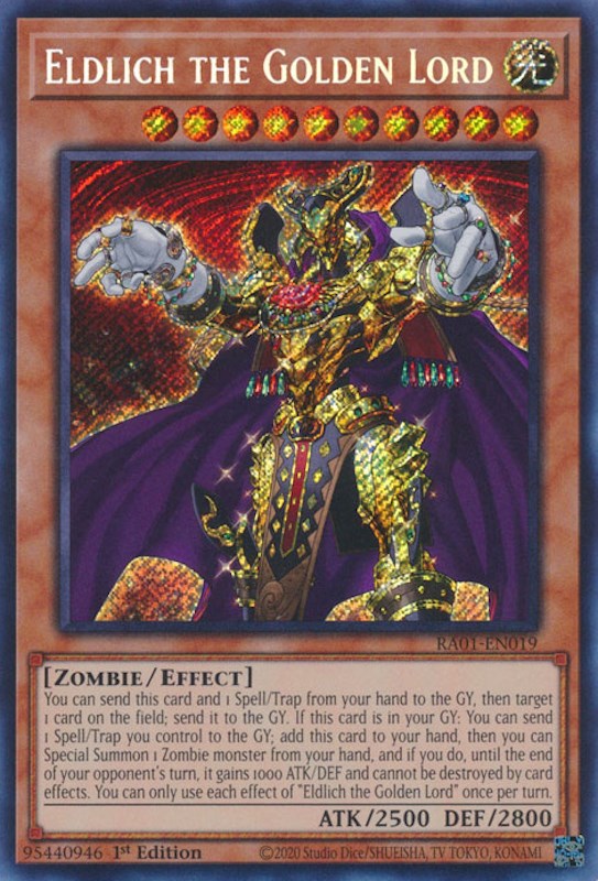 Eldlich the Golden Lord [RA01-EN019] Secret Rare | Event Horizon Hobbies CA