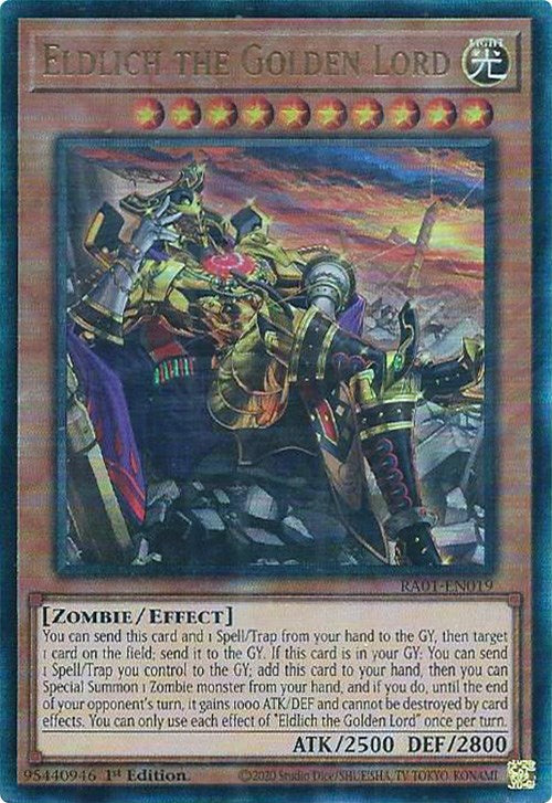 Eldlich the Golden Lord (Alternate Art) [RA01-EN019] Prismatic Ultimate Rare | Event Horizon Hobbies CA