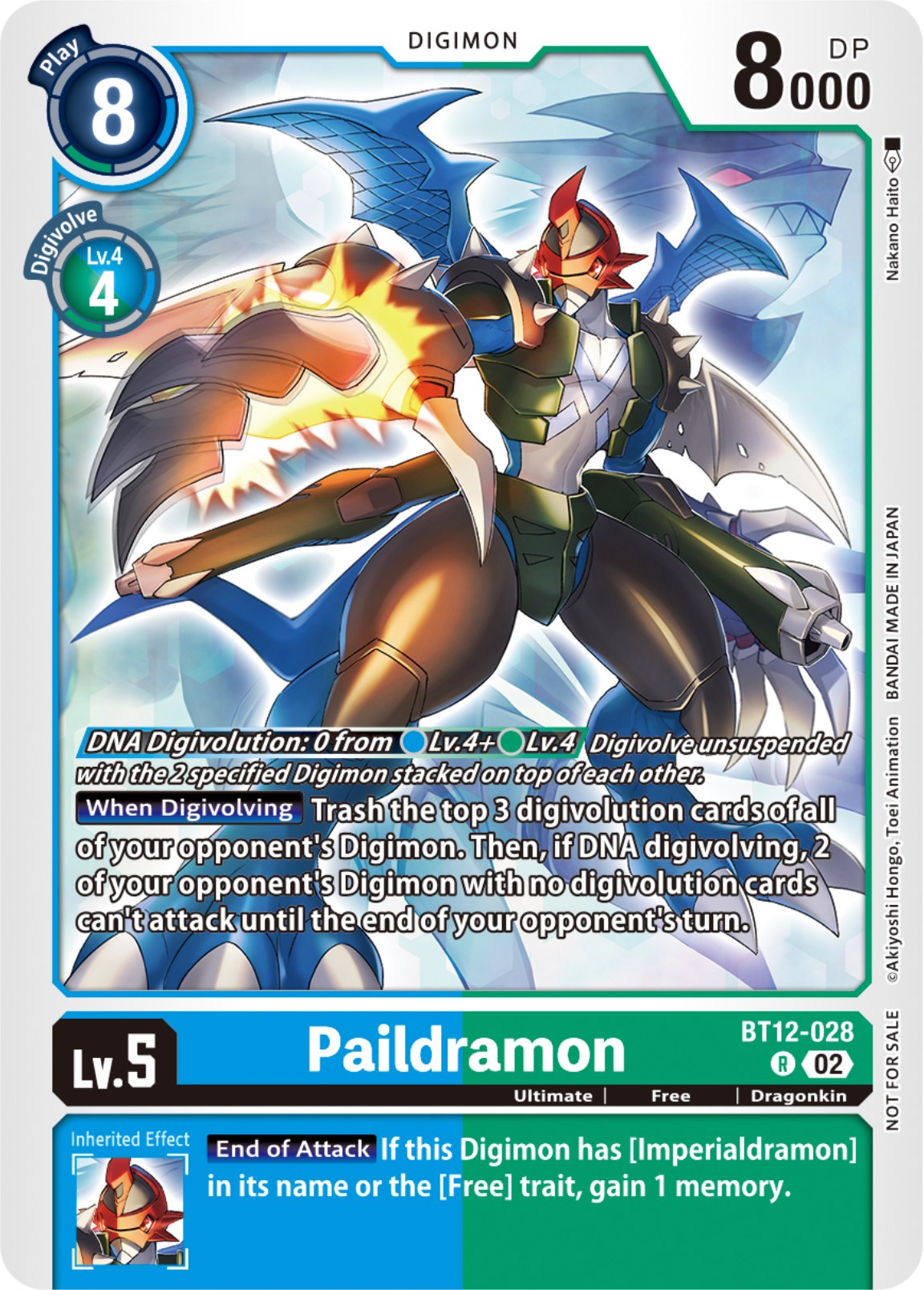 Paildramon [BT12-028] (NYCC 2023 Demo Deck) [Across Time] | Event Horizon Hobbies CA