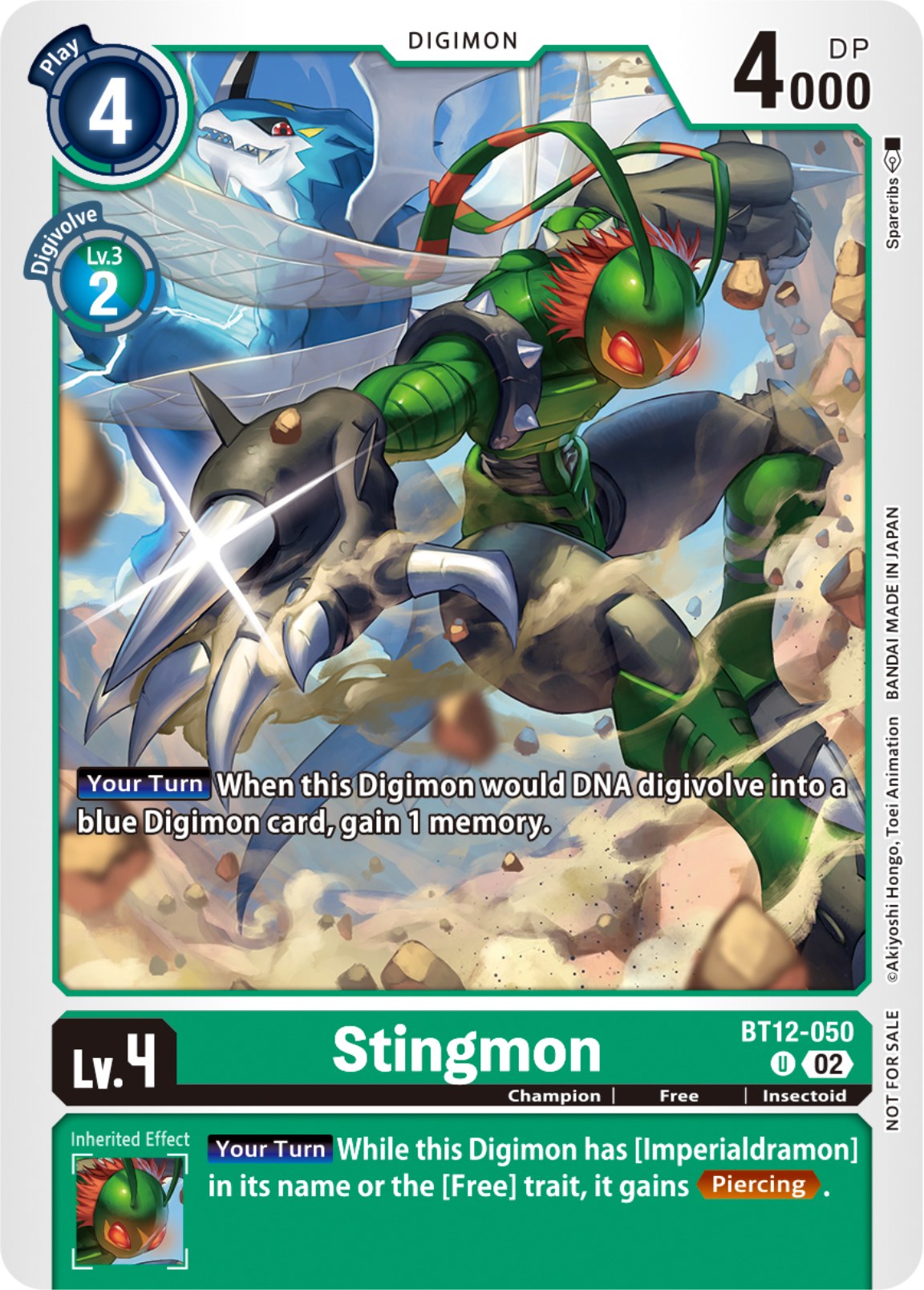 Stingmon [BT12-050] (NYCC 2023 Demo Deck) [Across Time] | Event Horizon Hobbies CA