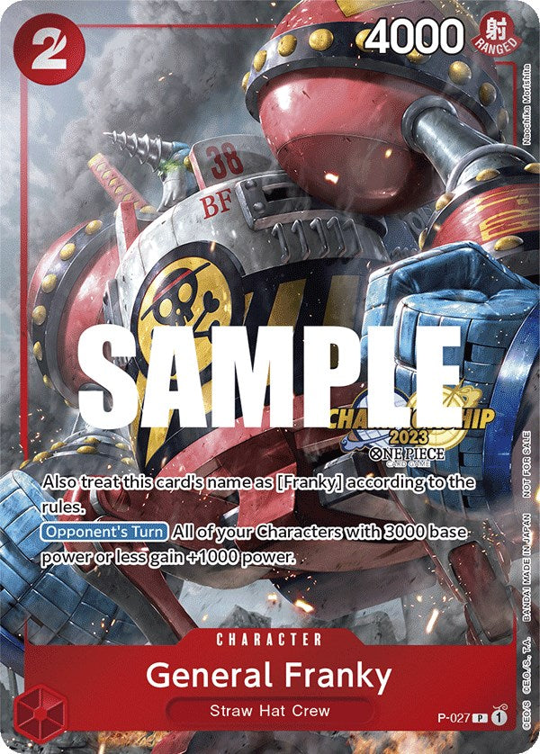 General Franky (CS 2023 Event Pack) [One Piece Promotion Cards] | Event Horizon Hobbies CA