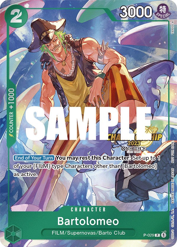 Bartolomeo (CS 2023 Event Pack) [One Piece Promotion Cards] | Event Horizon Hobbies CA