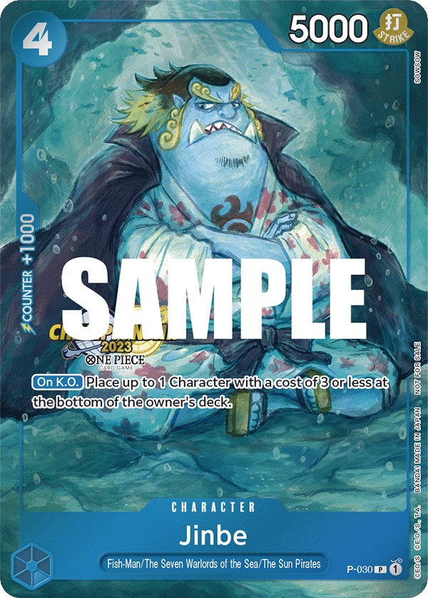 Jinbe (CS 2023 Event Pack) [One Piece Promotion Cards] | Event Horizon Hobbies CA