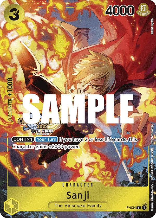 Sanji (CS 2023 Event Pack) [One Piece Promotion Cards] | Event Horizon Hobbies CA