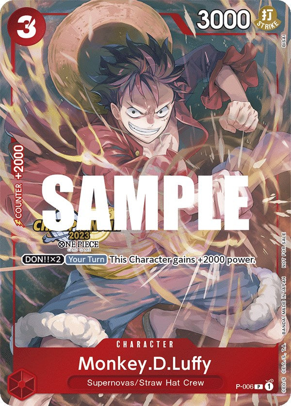 Monkey.D.Luffy (CS 2023 Celebration Pack) [One Piece Promotion Cards] | Event Horizon Hobbies CA