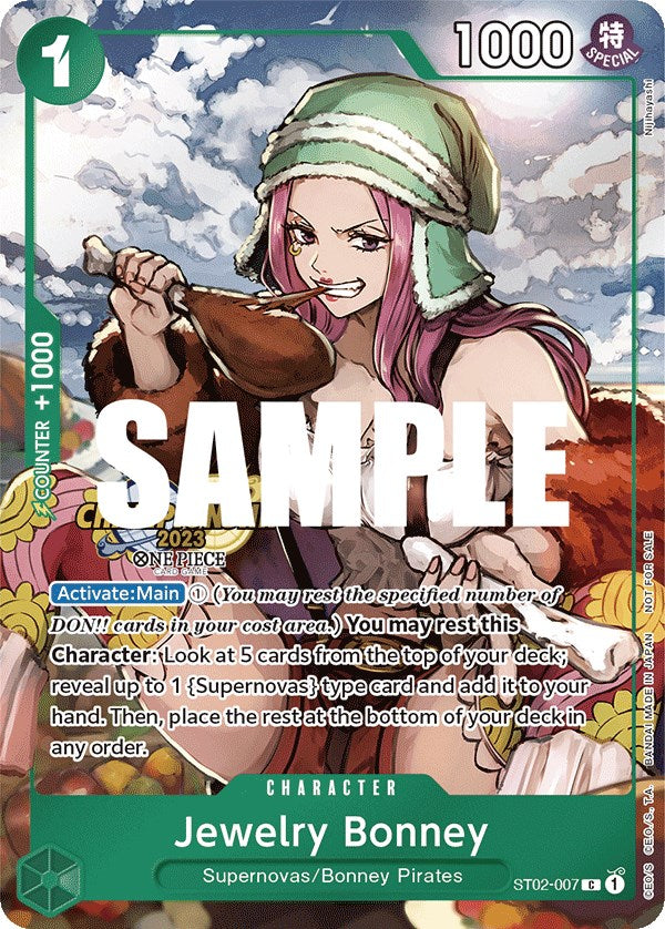 Jewelry Bonney (CS 2023 Celebration Pack) [One Piece Promotion Cards] | Event Horizon Hobbies CA