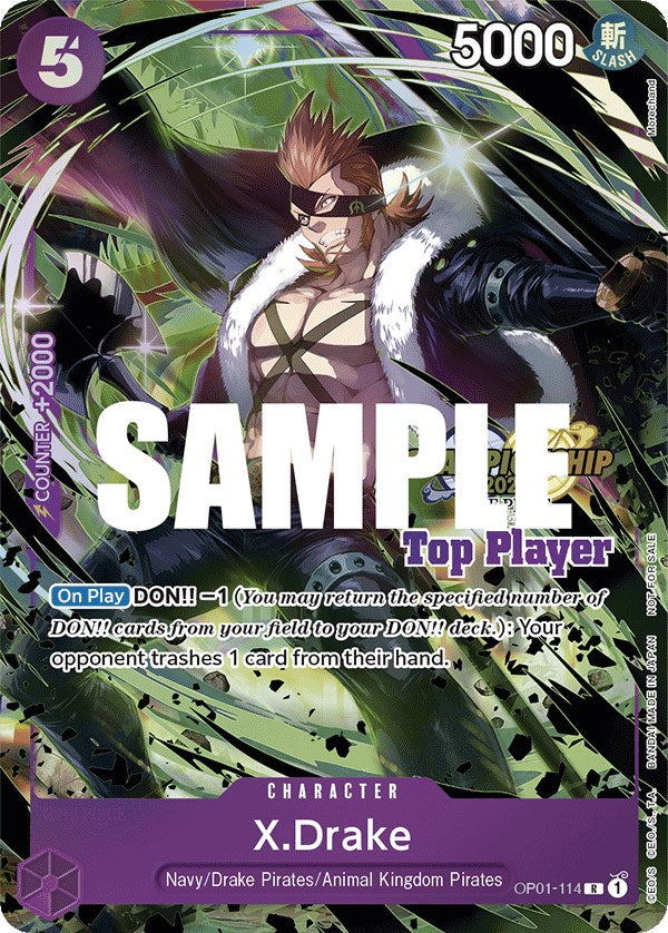 X.Drake (CS 2023 Top Players Pack) [One Piece Promotion Cards] | Event Horizon Hobbies CA