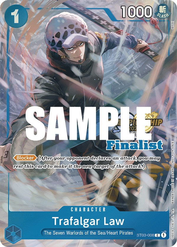 Trafalgar Law (CS 2023 Top Players Pack) [Finalist] [One Piece Promotion Cards] | Event Horizon Hobbies CA