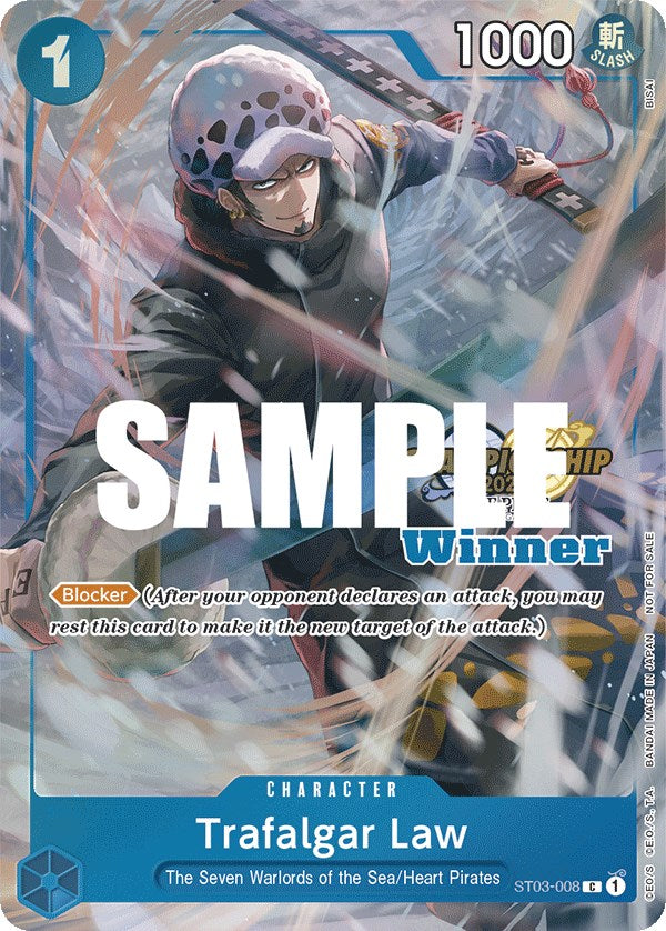 Trafalgar Law (CS 2023 Top Players Pack) [Winner] [One Piece Promotion Cards] | Event Horizon Hobbies CA