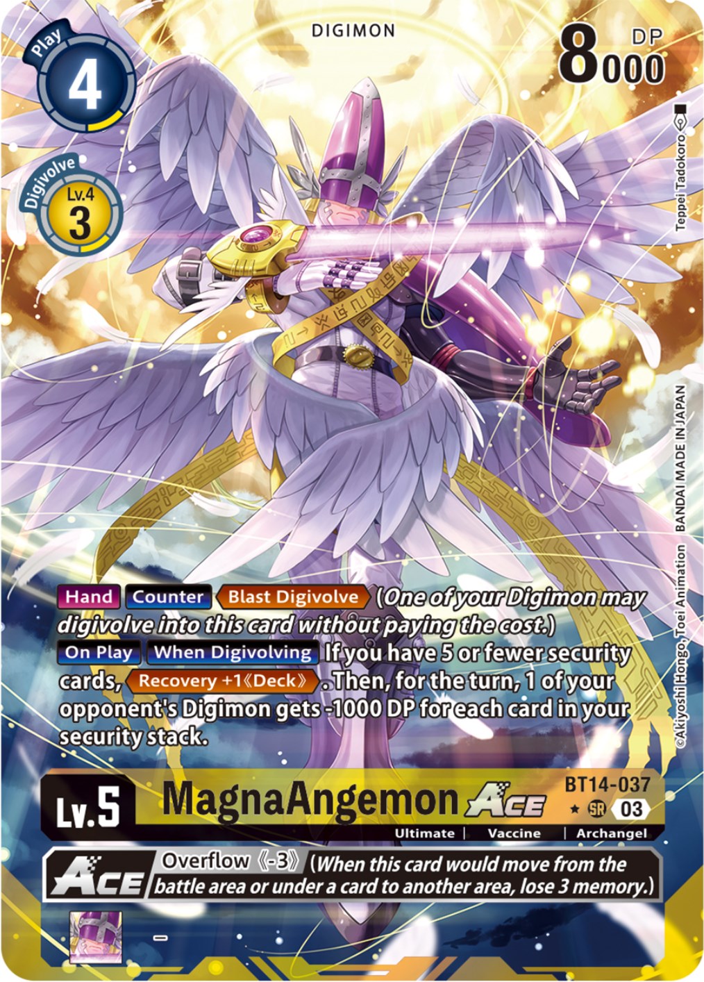 MagnaAngemon Ace [BT14-037] (Alternate Art) [Blast Ace] | Event Horizon Hobbies CA