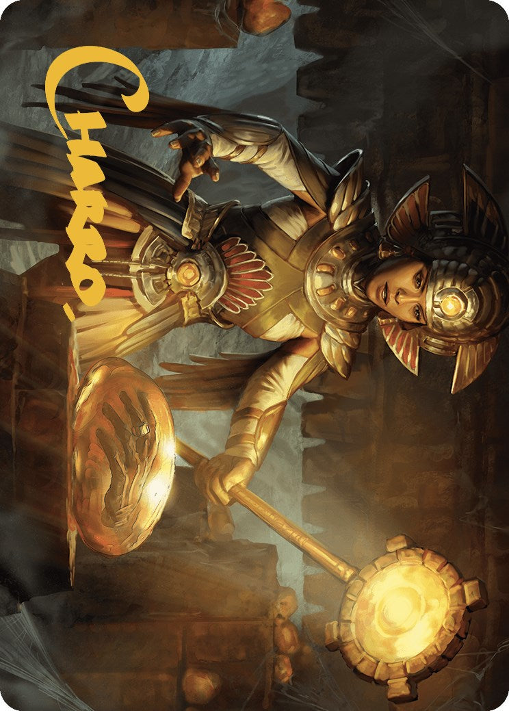 Curator of Sun's Creation Art Card (Gold-Stamped Signature) [The Lost Caverns of Ixalan Art Series] | Event Horizon Hobbies CA