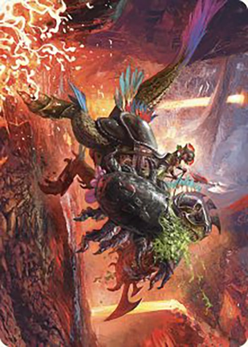 Triumphant Chomp Art Card [The Lost Caverns of Ixalan Art Series] | Event Horizon Hobbies CA