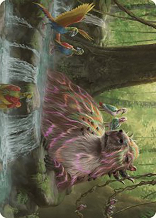 Basking Capybara Art Card [The Lost Caverns of Ixalan Art Series] | Event Horizon Hobbies CA