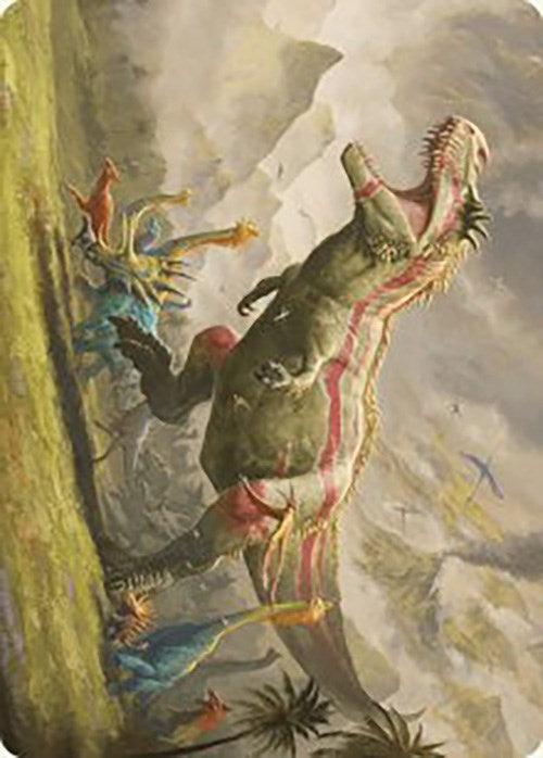 Ghalta, Stampede Tyrant Art Card [The Lost Caverns of Ixalan Art Series] | Event Horizon Hobbies CA