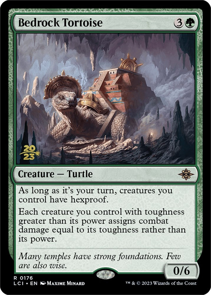 Bedrock Tortoise [The Lost Caverns of Ixalan Prerelease Cards] | Event Horizon Hobbies CA