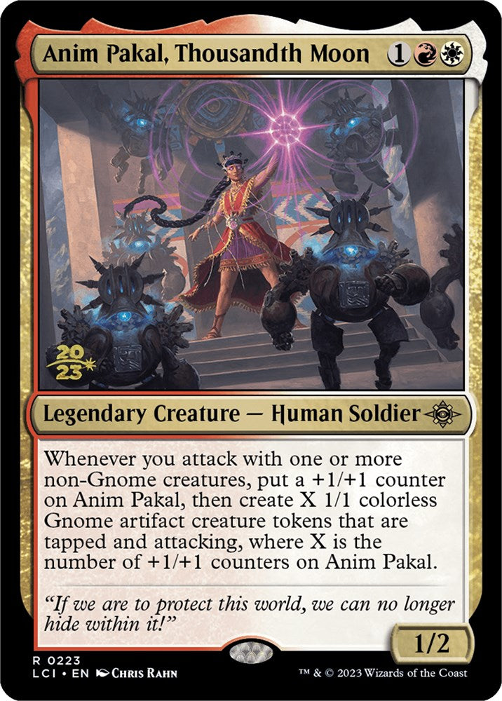 Anim Pakal, Thousandth Moon [The Lost Caverns of Ixalan Prerelease Cards] | Event Horizon Hobbies CA