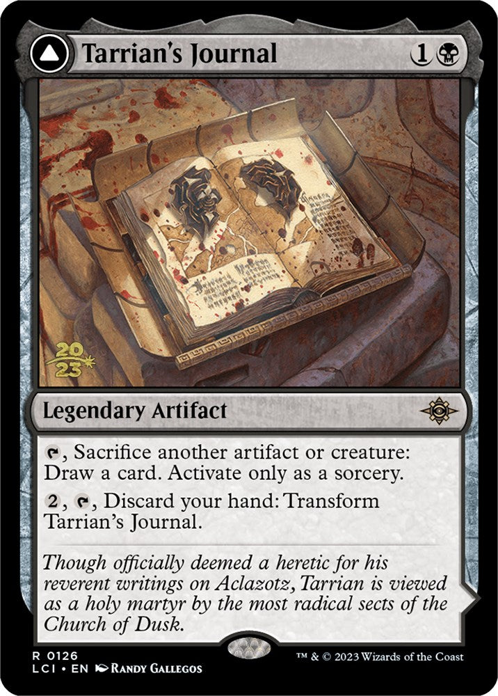 Tarrian's Journal // The Tomb of Aclazotz [The Lost Caverns of Ixalan Prerelease Cards] | Event Horizon Hobbies CA