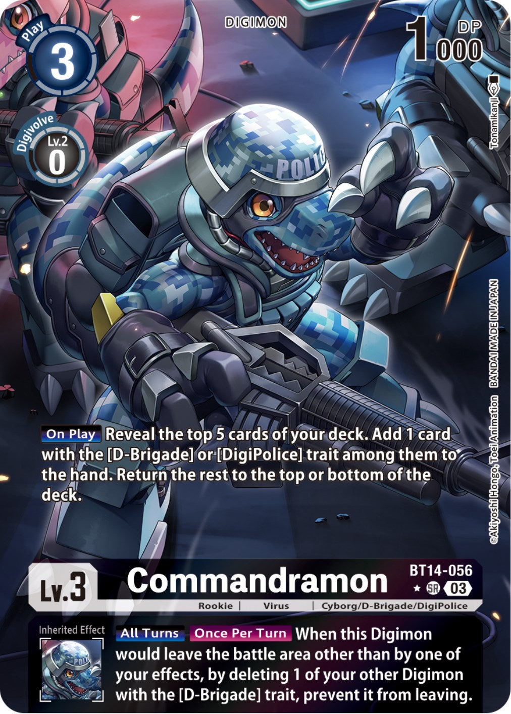 Commandramon [BT14-056] (Alternate Art) [Blast Ace] | Event Horizon Hobbies CA