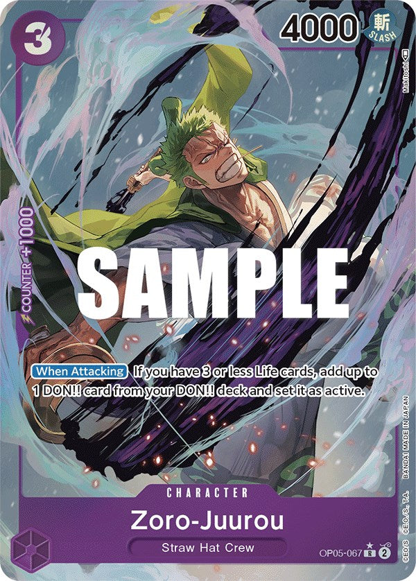 Zoro-Juurou (Alternate Art) [Awakening of the New Era] | Event Horizon Hobbies CA