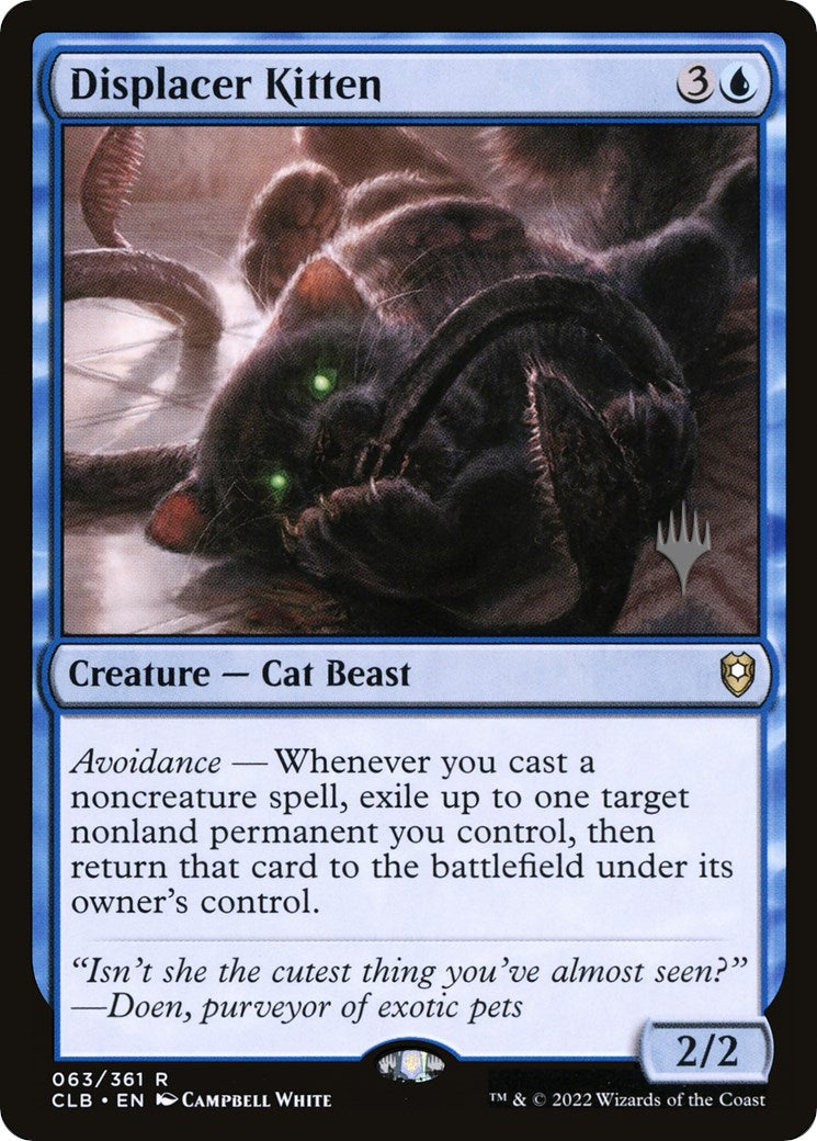 Displacer Kitten (Promo Pack) [The Lost Caverns of Ixalan Promos] | Event Horizon Hobbies CA