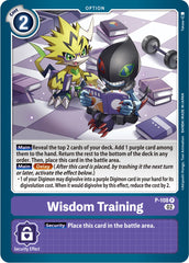 Wisdom Training [P-108] (Blast Ace Box Topper) [Promotional Cards] | Event Horizon Hobbies CA